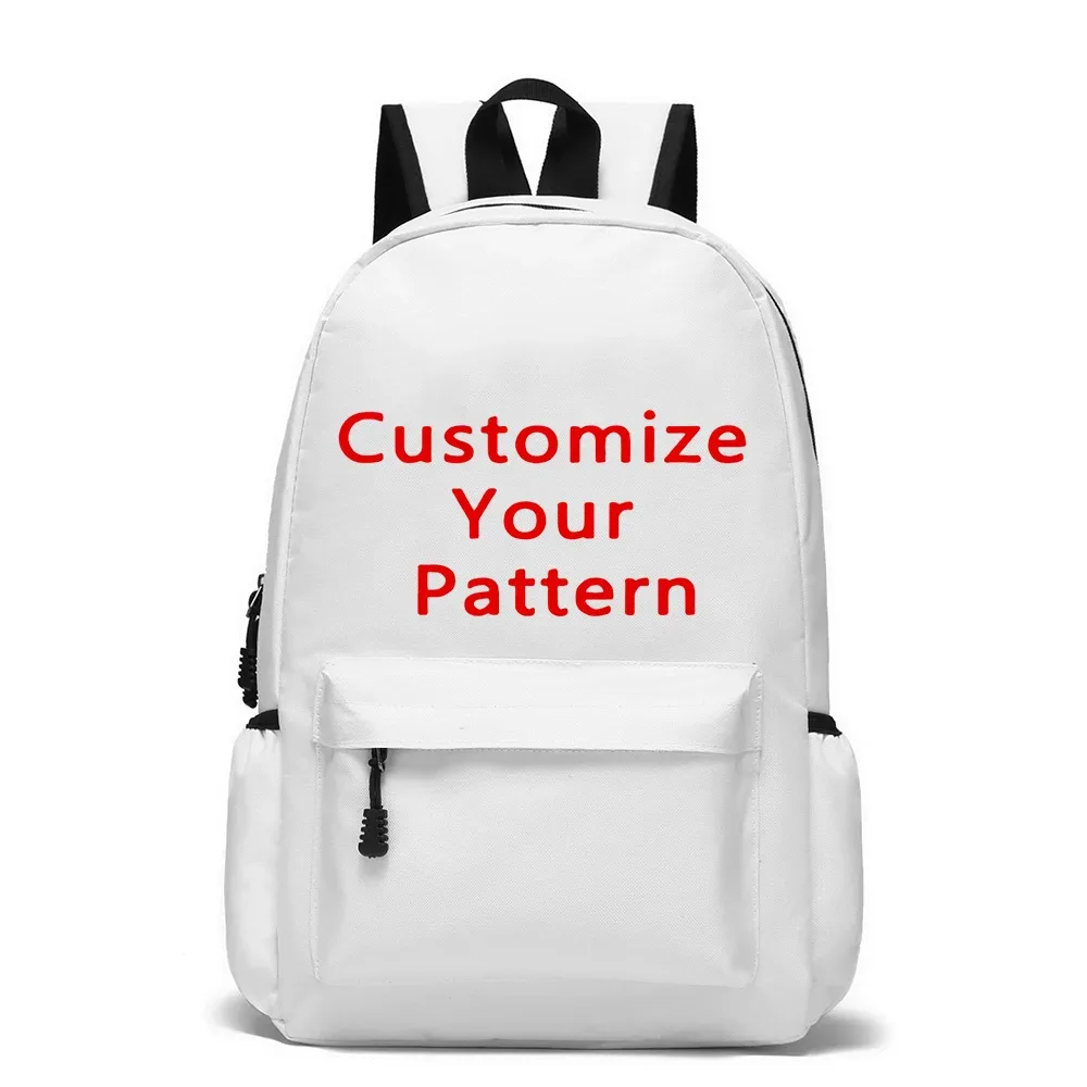 personnaliser le logo du sac à dos cadeaux personnalisés sacs à provisions personnalisés sacs de voyage bricolage sac fourre-tout tendance sac de retour à l'école grande capacité