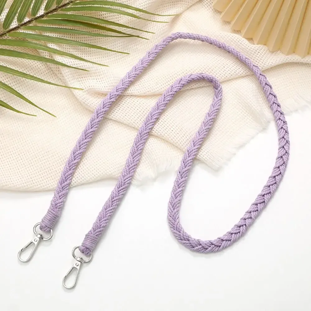 sangle de sac tressée tissée à la main détachable, ceintures de sac à bandoulière polyvalentes pour femmes