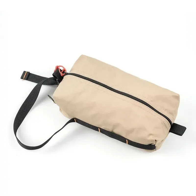 sac de rangement multifonctionnel portable pour l'extérieur, trousse de toilette, pochette de rangement en coton tc, sac à main pratique