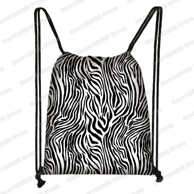 sac à dos en toile pour homme et femme, imprimé tigre, léopard, crocodile, zèbre, strihear, proximité, sac à dos de voyage, porte-chaussures, cartable