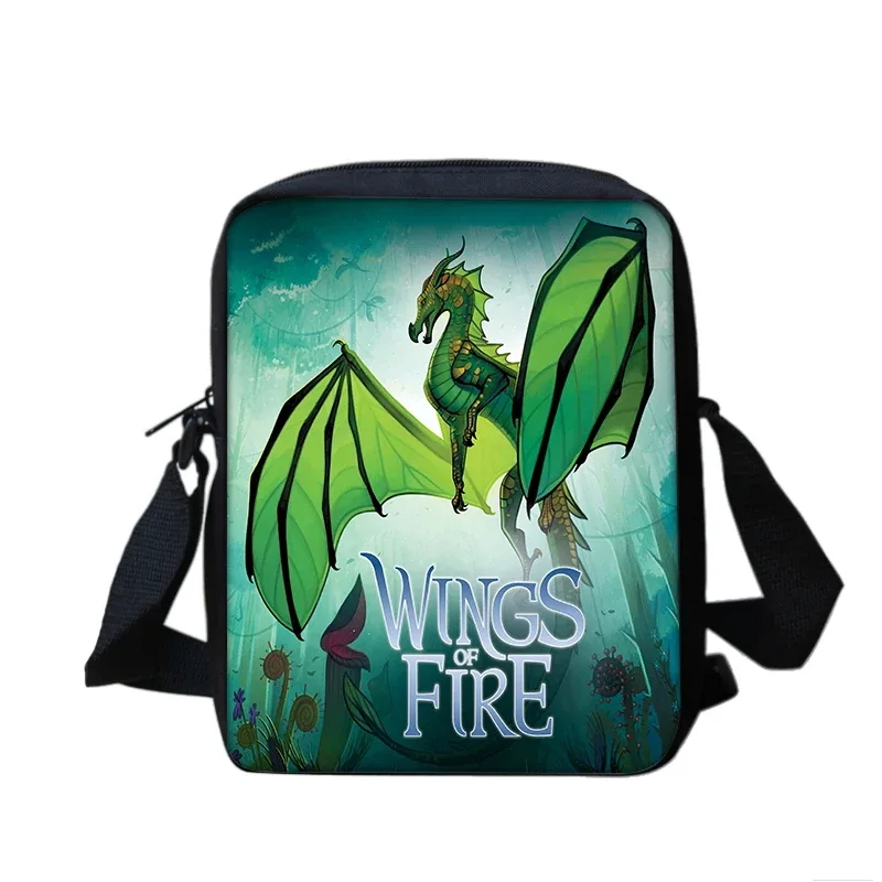 ensemble de sacs de téléphone wings of fire, sac à bandoulière avec sac initié, étui à crayons, boîte à crayons pour étudiants, meilleur cadeau, 2 pièces
