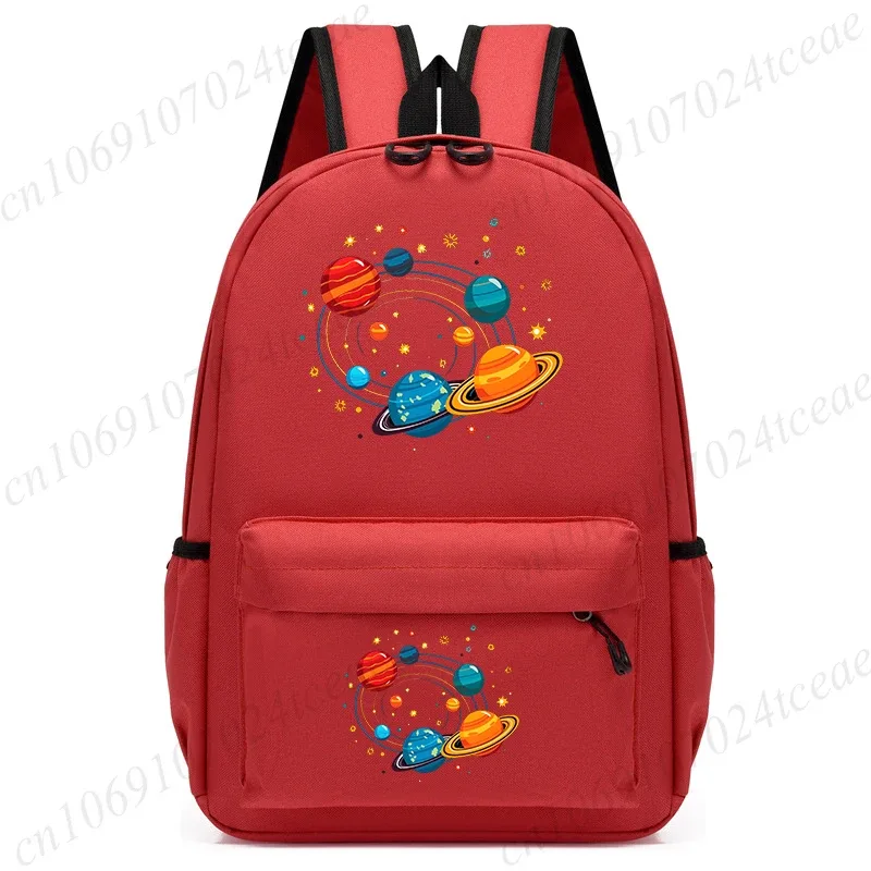 nouveau sac à dos pour enfants, sac d'école imprimé planètes et étoiles, sac de voyage pour enfants, sacs d'école maternelle