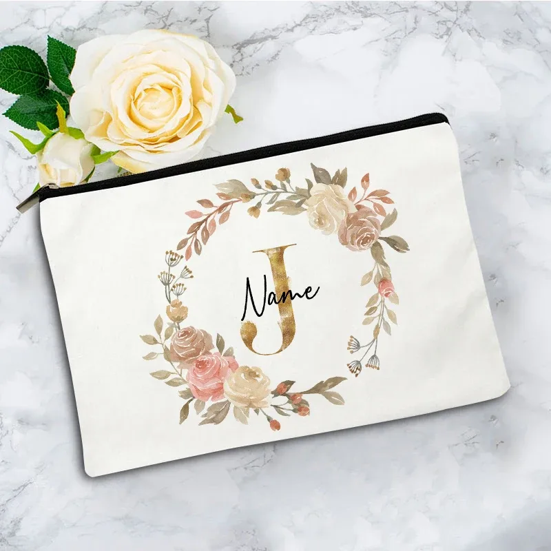 pochette à cosmétiques personnalisée pour mariage, pochette à cosmétiques pour fête, pochette à cosmétiques individuelle, sac de maquillage en toile de voyage, organisateur, cadeaux pour femme