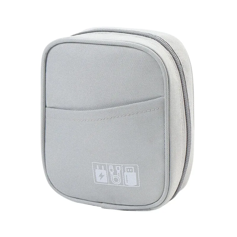 sac de rangement étanche pour câble de données de voyage, étui pour écouteurs, banque d'alimentation usb, accessoires numériques portables, nouveau