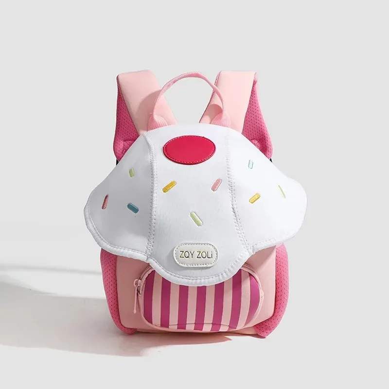 mini sac à dos mignon en forme de champignon pour enfants, nouveaux sacs à dos de bébé de dessin animé pour hommes et femmes