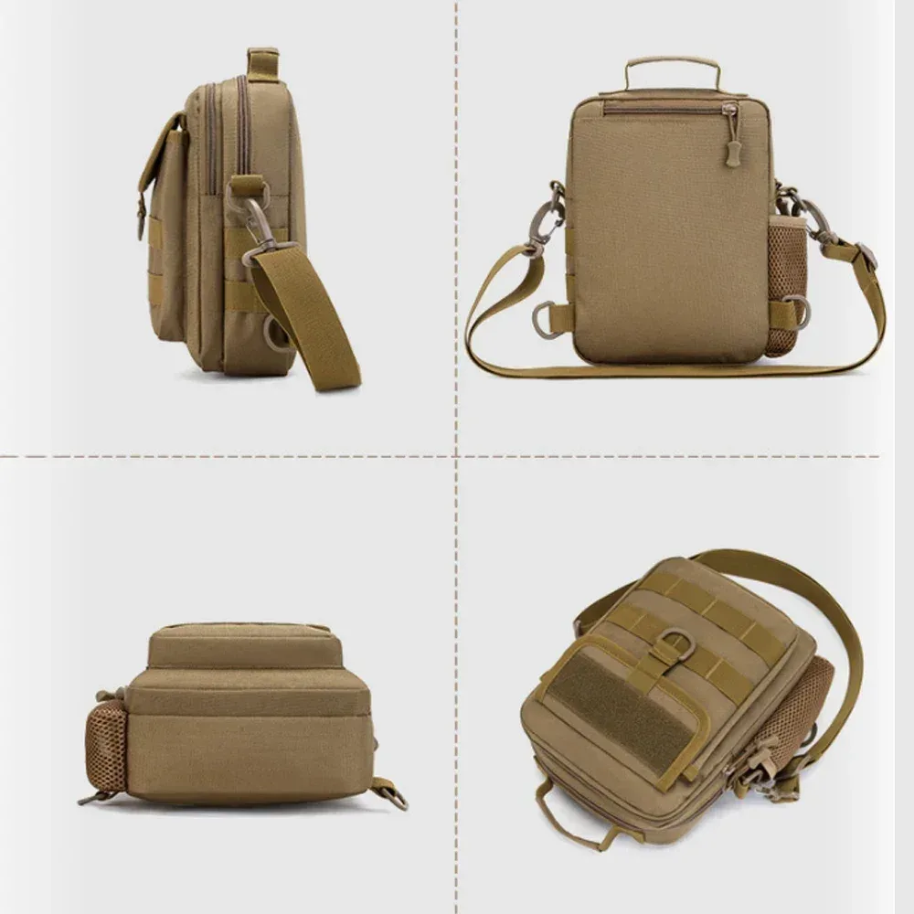 sac de taille tactique molle, sac à main d'extérieur étanche camping voyage randonnée trekking chasse sacs à bandoulière messager sac de pêche