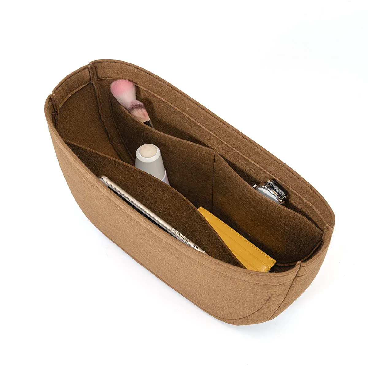 insérer le doublure d'organisateur de sacs pour le hobo de boucle, sac à main intérieur d'organisateur de sac à main de maquillage
