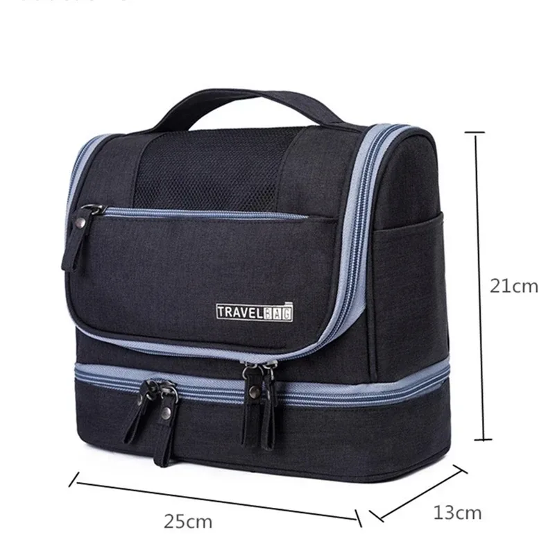 sac de maquillage suspendu pour hommes et femmes, organisateur de voyage oxford, sacs à cosmétiques, trousse de maquillage nécessaire, trousse de toilette de lavage
