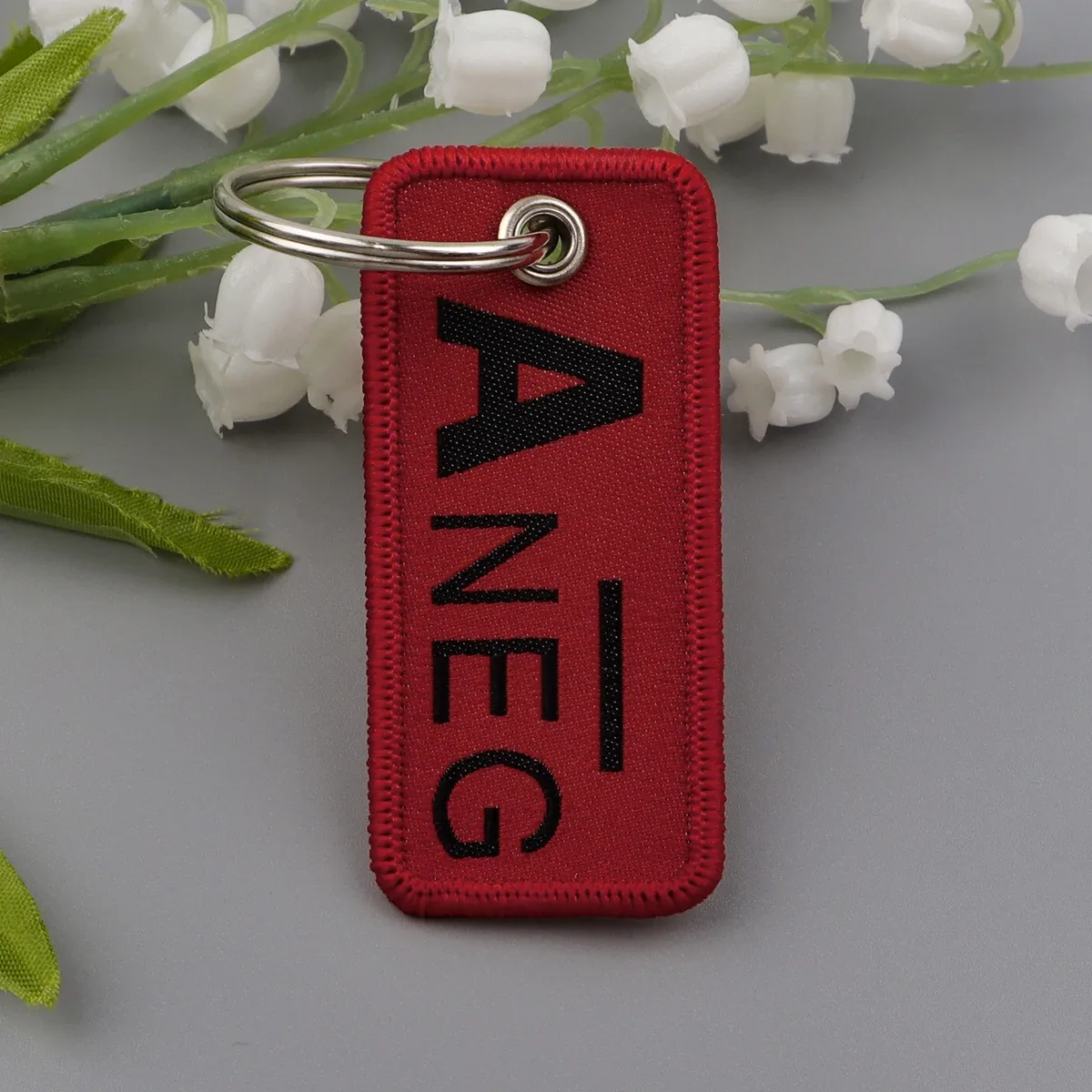 cadenas polyester serrure tsa groupe sanguin brodé rouge lettres urgences médicales sac dos bagages voyage