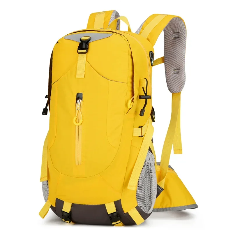 sac d'alpinisme en plein air pour hommes, sac de voyage de grande capacité, étanche, randonnée, résistant aux rayures, résistant à l'usure, sac à dos de sport