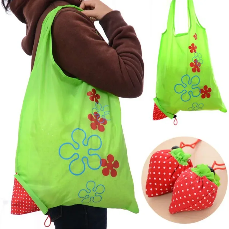 sac de rangement créatif pour l'environnement, sacs à provisions pliables harvey, sac fourre-tout réutilisable, sac d'épicerie pliable, sac à soupe en nylon, 1pc