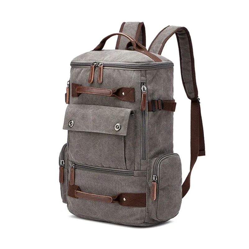 sac à dos pour hommes sac à dos en toile vintage sac d'école sacs de voyage pour hommes sac à dos de grande capacité sac à dos pour ordinateur portable sac de haute qualité