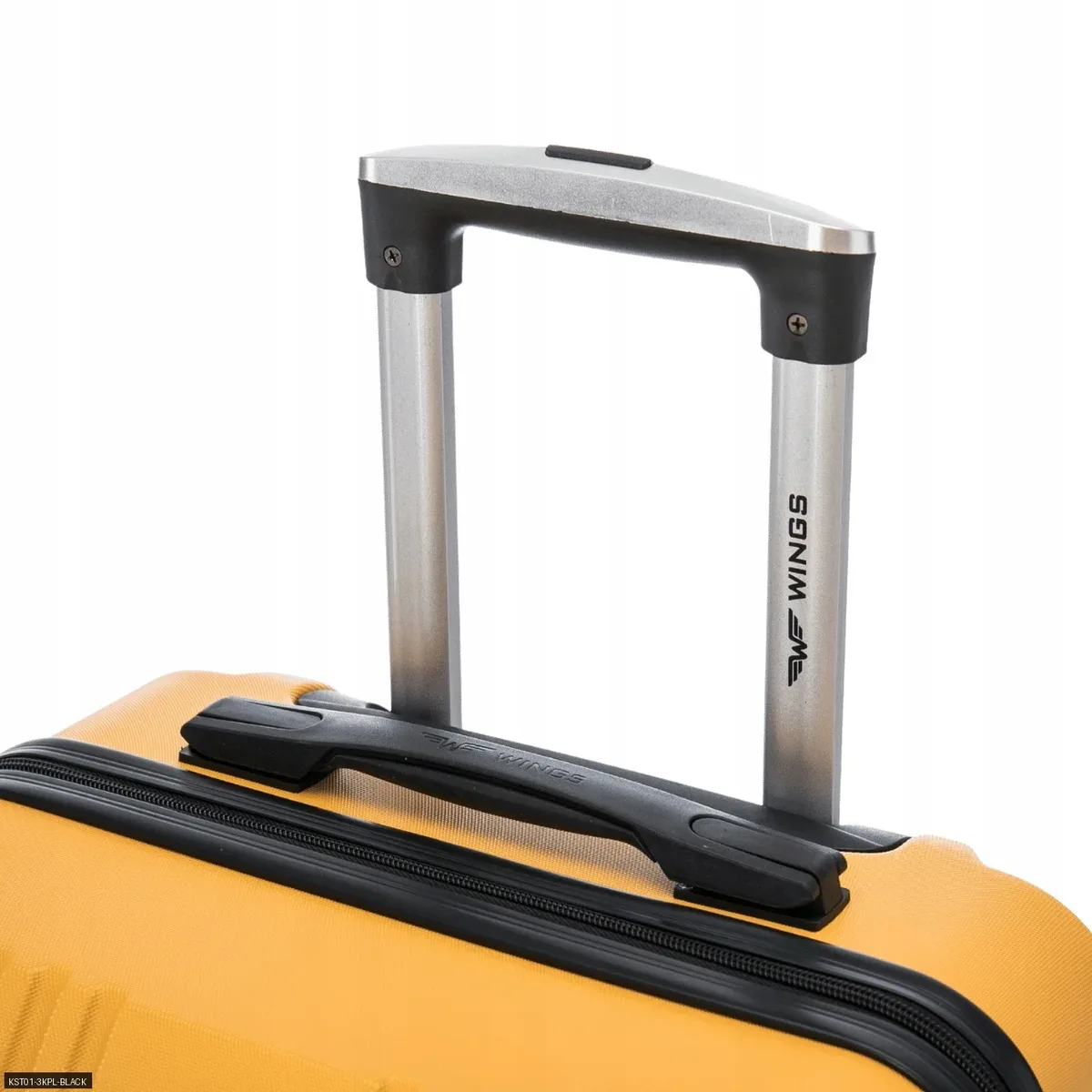 ensemble de 3 valises rigides xl 20 ", 24 ", 28 " (75x47x28 cm/66x42x24 cm) et valise cabine 55x35x22 cm kestrel abs+, avec poignée télescopique réglable et 4 roues pivotantes à 360°. ° serrure à code, bagage à main rose doré/champagne/jaune/bleu marine/noir