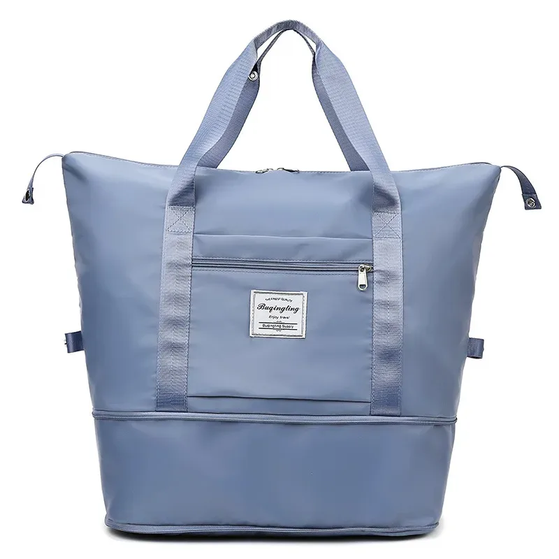 sacs de voyage à double dos extensibles de grande capacité, sac de rangement de bagages, sac à main étanche et pliable, sac de rangement pour vêtements de voyage