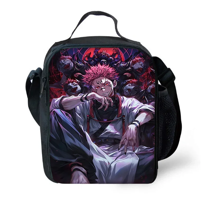 sac à dos d'école pour enfants, anime j-jujutsus k-kaisens, avec sacs à déjeuner, sacs à crayons, sacs d'école pour garçons et filles, meilleur cadeau