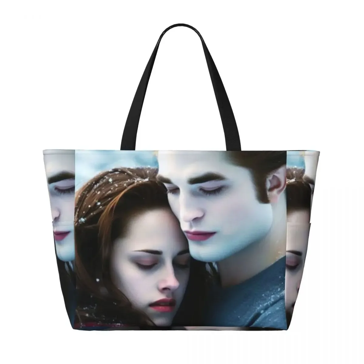 the twilight saga edward cullen beach tote bag sport gym yoga duffle grand sac fourre-tout pour femme sac de voyage sac de fitness