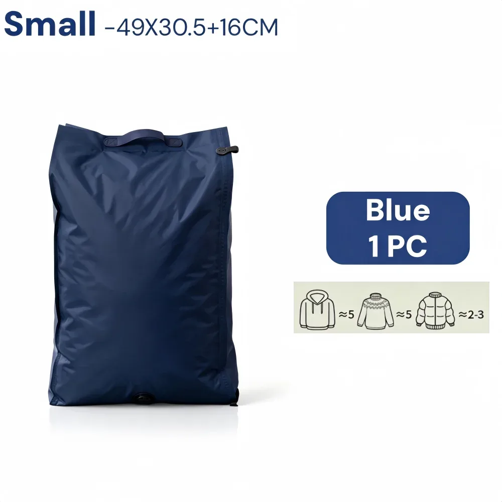 sacs de rangement sous vide pour voyage, économiseurs d'espace, réutilisables, résistants à la poussière et à l'humidité, sacs de compression durables pour valises de voyage