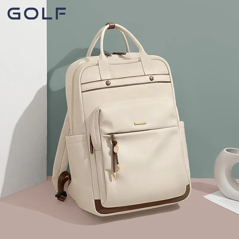 Sac à dos de golf Oxford pour femme, grande capacité, sac à dos pour ordinateur de voyage, sac à dos pour étudiant, déterminer commPiedmont