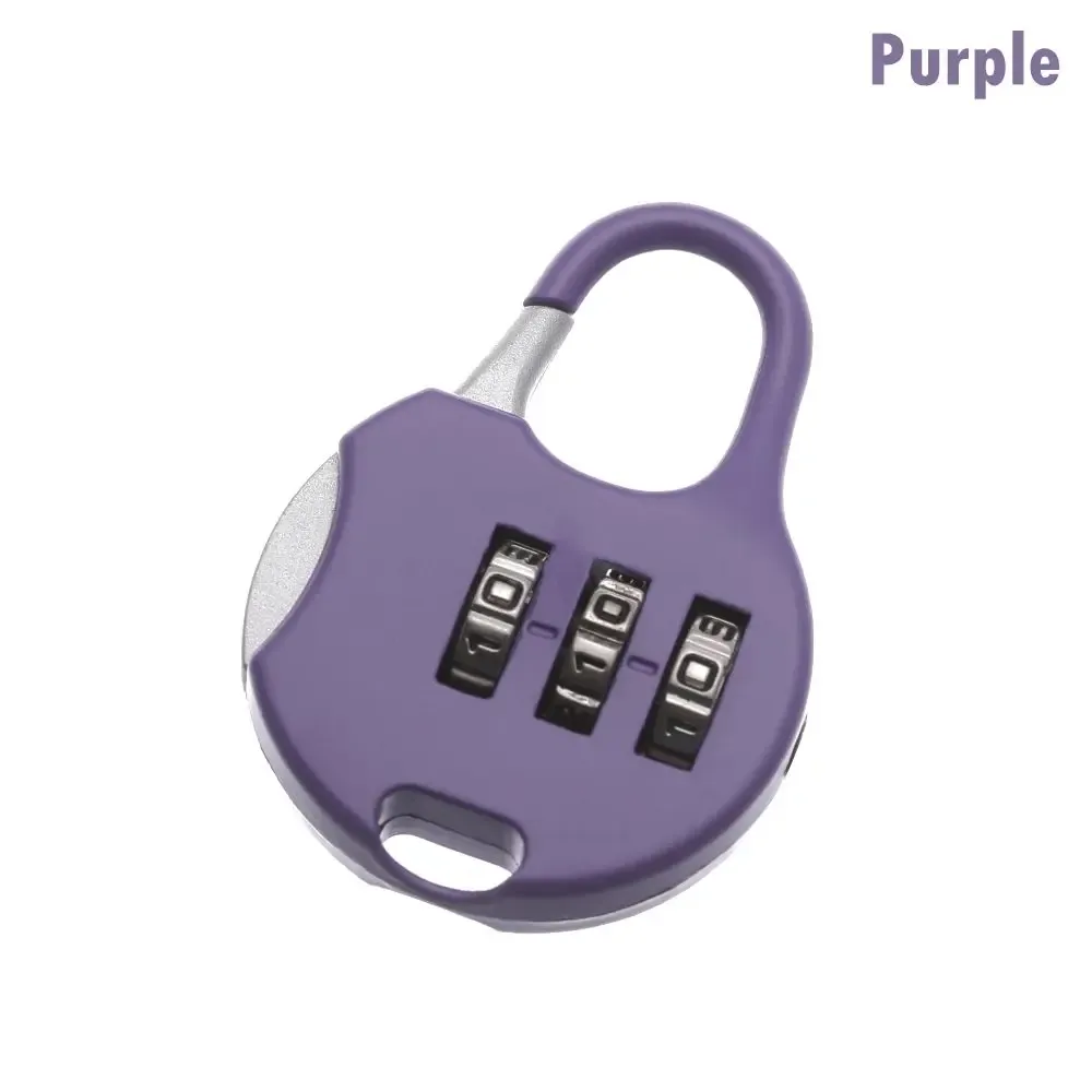 mini cadenas à 3 chiffres en métal, serrure à mot de passe blocode, valise de voyage, protecteur de journal, outil de sécurité, étui de psych, fourniture