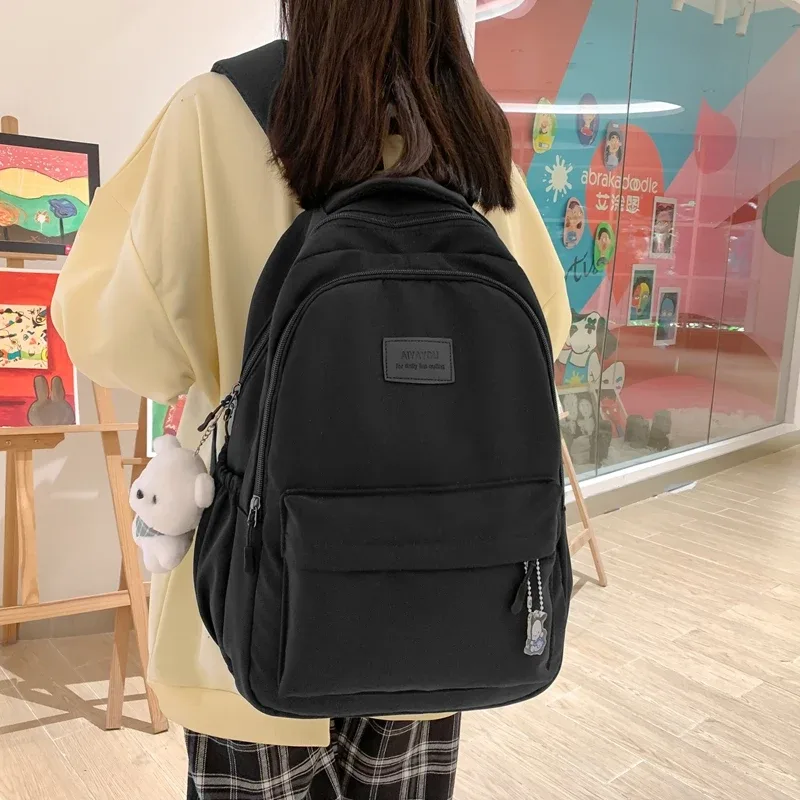 sac à dos tendance pour femme 2026, grande capacité, imperméable, pour collège, sac d'école pour ordinateur portable, sac de voyage mignon pour filles