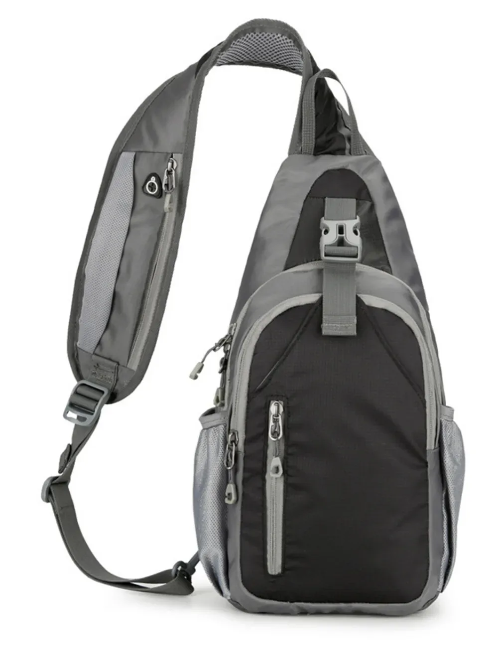 Sac à bandoulière imperméable avec blocage RFID, sac à dos bandoulière, sac de poitrine, sac à dos de jour pour la randonnée et les voyages