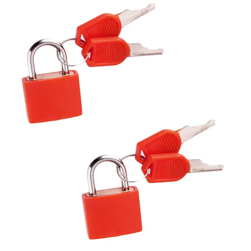 petites serrures colorées à noyau en cuivre avec clés, pour boîtes, sacs de voyage, sacs à dos, tiroirs | multicolore, serrures de valise, petit cadenas en métal