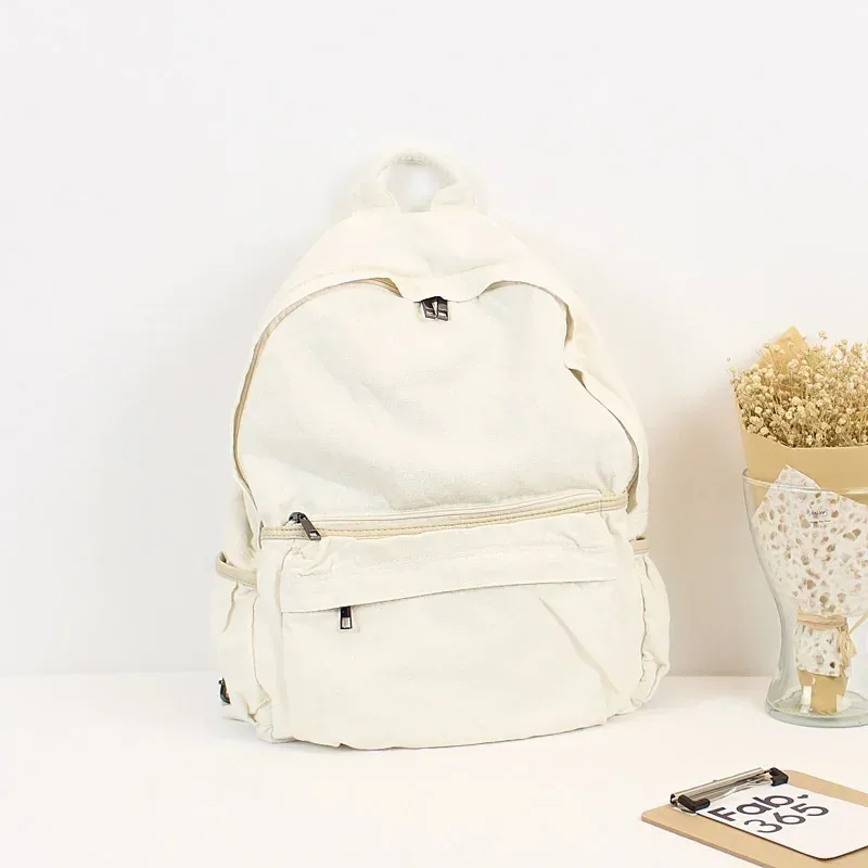 sac à dos décontracté en toile pour l'école, grande capacité, pour ordinateur portable, textile, idéal pour les loisirs, convient aux adolescents