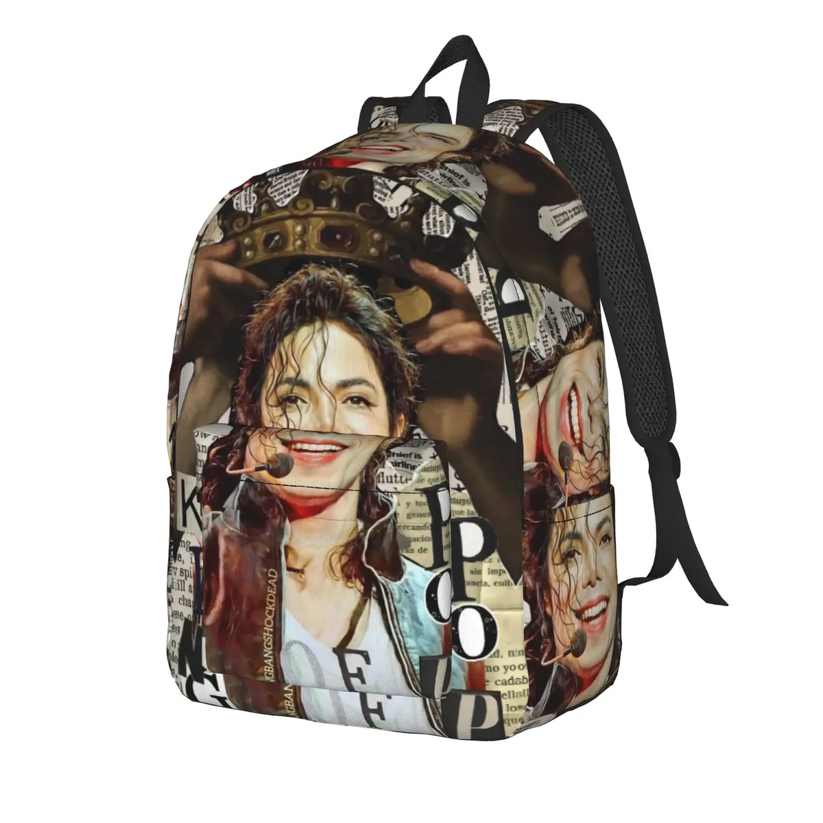 sac à dos michael jacksons musical movie 2026 pour hommes et femmes, sac à dos d'école secondaire, sac à dos professionnel, sacs en toile pour ordinateur portable, sport