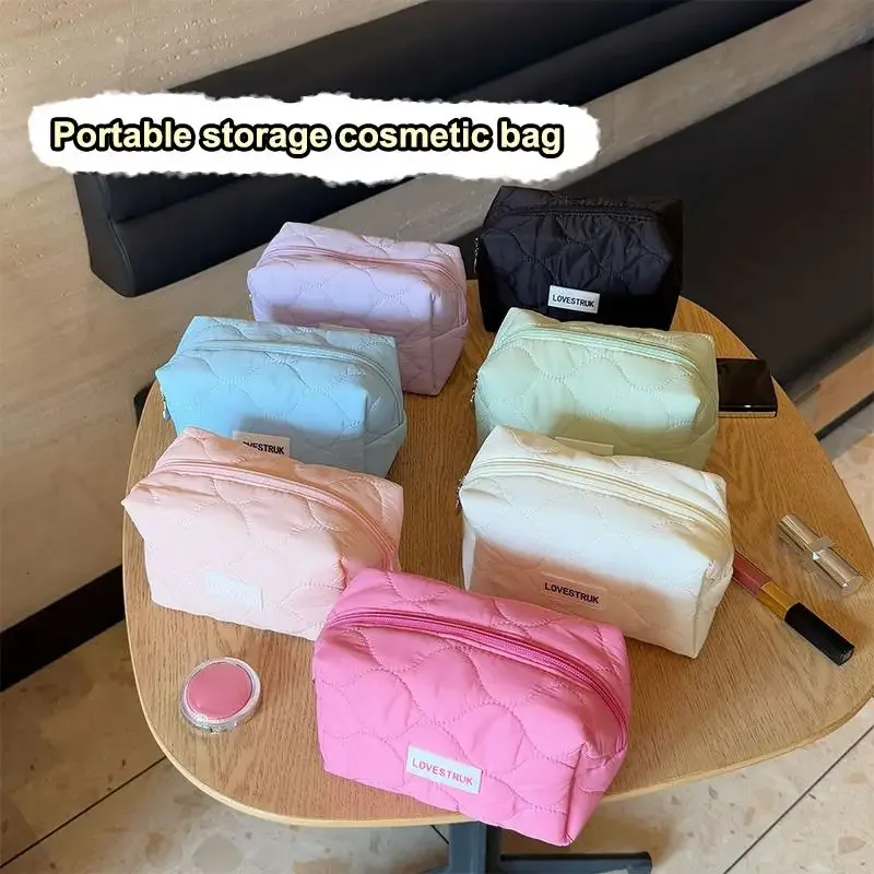 sac de maquillage pour femmes, organisateur de cosmétiques, sac à fermeture éclair de grande capacité, pochette de voyage, sac à cosmétiques, sacs de maquillage féminins