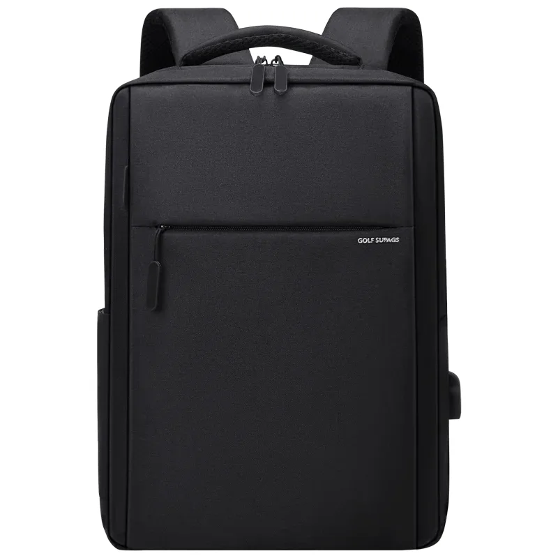 golf-sac à dos pour ordinateur portable de grande capacité pour hommes, sacs de voyage étanches noirs avec chargeur de procureur, école de procureur, affaires, 15.6 pouces, nouveau