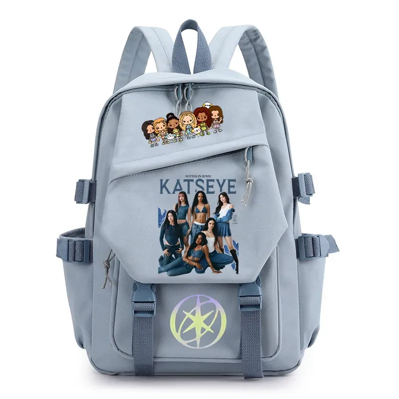 sac à dos katseye pour étudiants, sac à dos pour la rentrée scolaire, cadeau pour les fans de katseye, sacs d'école, sac à dos de grande capacité pour l'extérieur, sac à dos de voyage