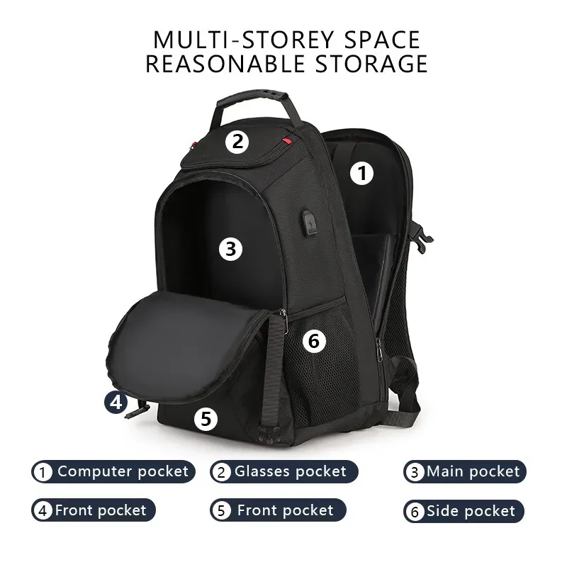 nesitu 37 l sac à dos de grande capacité a4 14 15.6 16 pouces pour ordinateur portable, sac à dos pour hommes et femmes, sac de voyage pour l'école, la randonnée, gris, noir, bleu, m1580