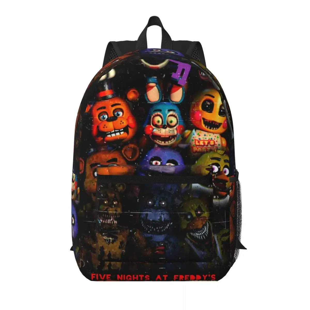 five n ights at freddy's fnaf sac à dos pour étudiants, sac d'école, sac à dos de randonnée, sac de voyage pour hommes et femmes, sac à bandoulière