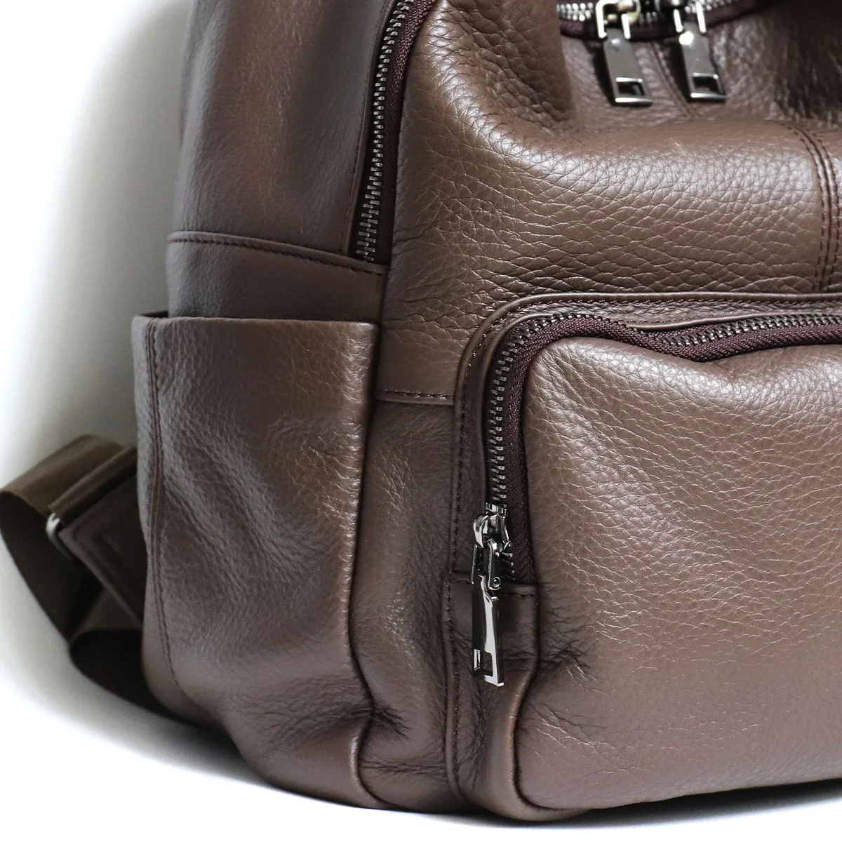 sac à dos en cuir de vache naturel pour femmes et hommes, design minimaliste, décontracté, quotidien, polyvalent, sacs à bandoulière pour étudiants, sac à dos de voyage