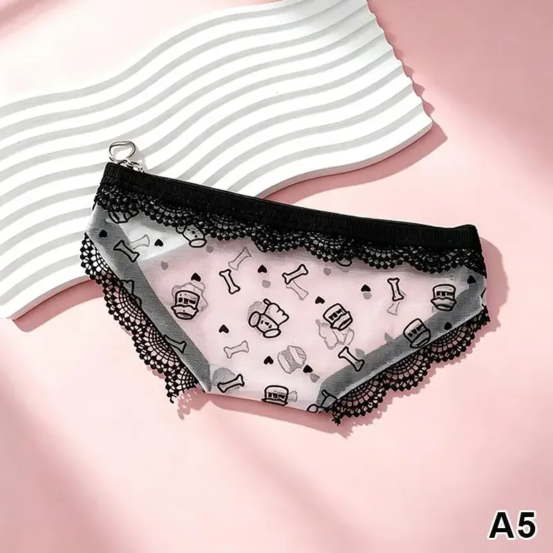 trousse de maquillage transparente en dentelle et résille, forme de sous-vêtement mignon, pochette de rangement pour crayons, quotidien/voyage