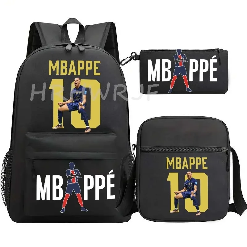 sac à dos m-mbappes pour enfants, cartable de football, sacs d'école de voyage anime pour adolescents, garçons et filles, mochila escolar infantil menino