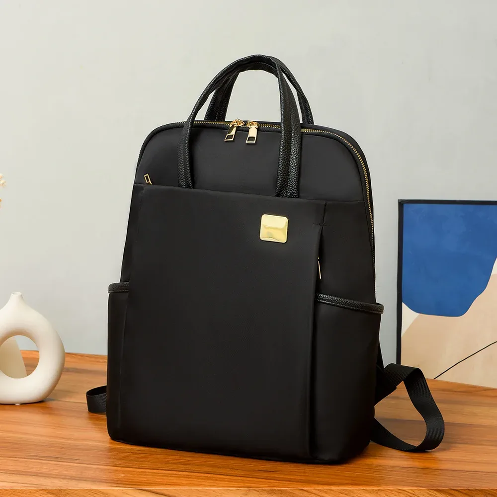 sac à dos en tissu oxford pour femmes, grande capacité, léger, idéal pour les déplacements professionnels, le stockage des ordinateurs portables étudiants, les voyages en plein air