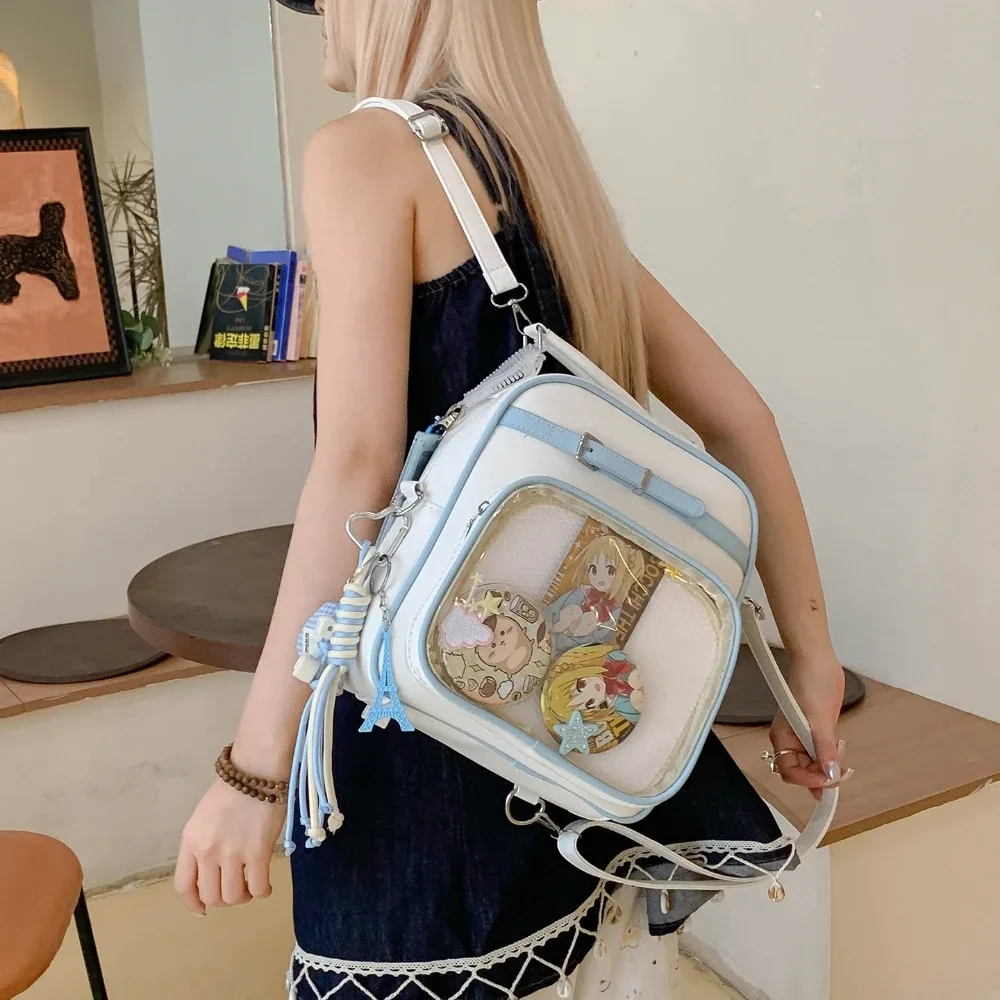 nouveau sac à dos décontracté pour femme, style preppy, sac à bandoulière unique, design original niche, sac ulzzang ita pour fille 2026