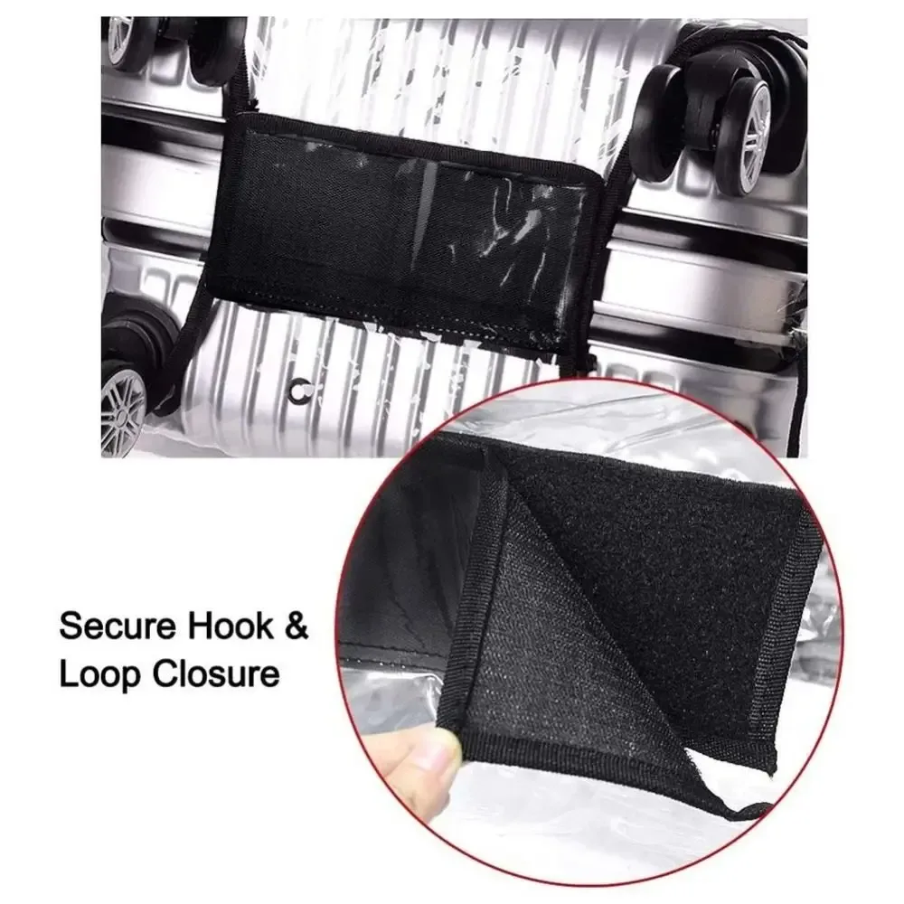 nouvelle housse de protection pour bagages de voyage, housse transparente en pvc, housse de protection durable et imperméable pour valise