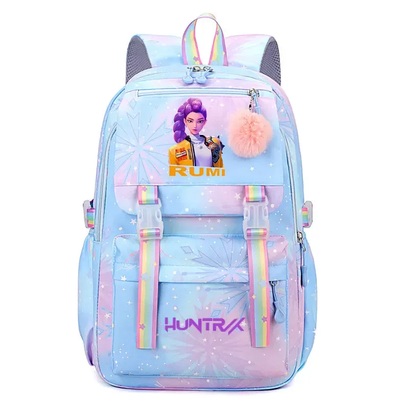sac à dos kpop demon hunters pour étudiantes, lycéennes, collégiennes, polyvalent, adapté au quotidien et aux activités de plein air