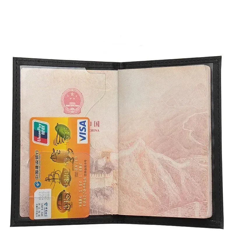 porte-passeport en cuir pu anglais de haute qualité, protège-documents, porte-passeport de voyage, porte-carte d'identité, accessoire de voyage