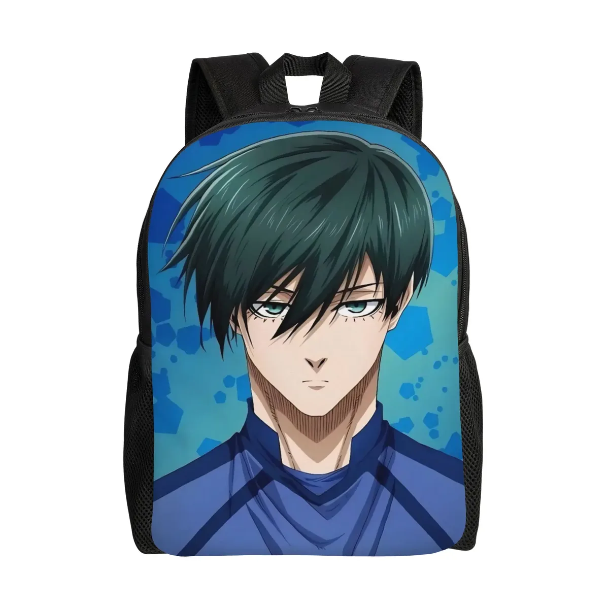 sac à dos pour femmes yoichi isagi blue locks anime, sac d'école pour enfants, sac à dos pour ordinateur portable, sac à bandoulière de voyage pour adolescents