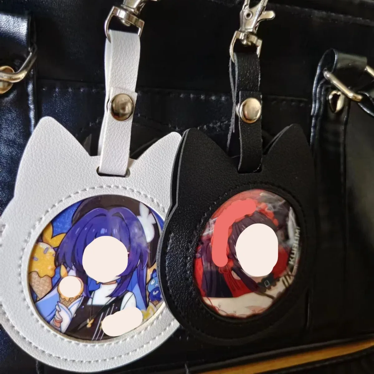 sac de rangement portable pour badges ronds - étui de protection et pochette de présentation, accessoire mignon pour collection de badges et usage quotidien