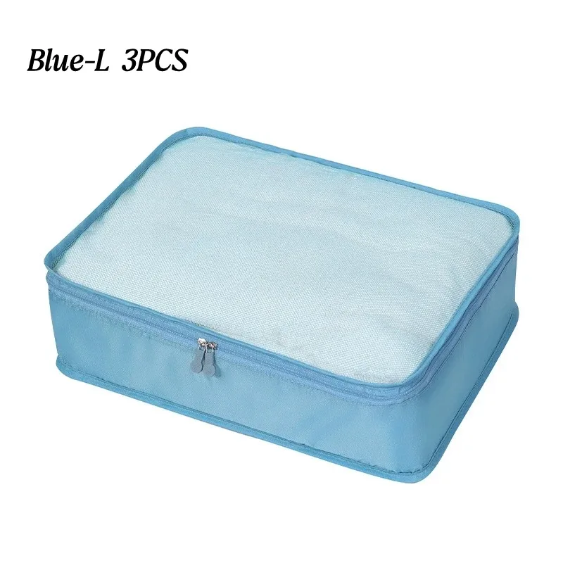 sac de rangement de voyage compressible et étanche, organisateur de bagages portable, pochette pour valise, pour l'organisation des vêtements et des articles de toilette, 1/3 pièces