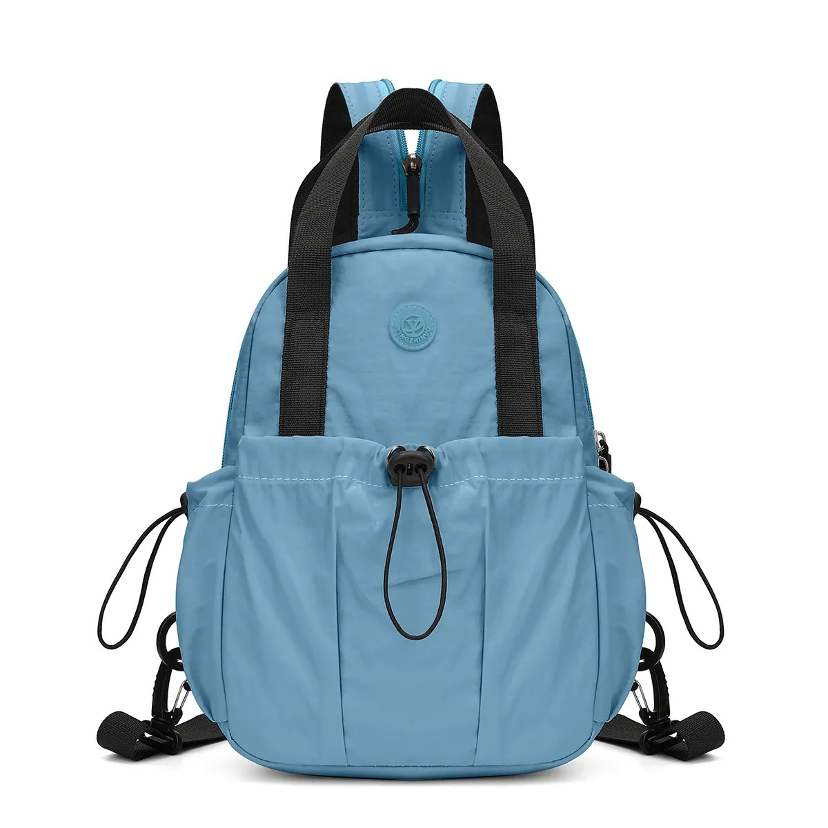 sac de poitrine pour étudiant, sac bandoulière, sac de voyage multifonctionnel double usage pour femme, léger, tendance, sac à dos polyvalent pour les trajets quotidiens