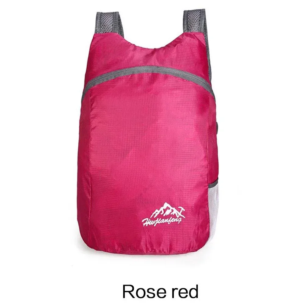sac à dos de sport de plein air pliable et étanche, sac de voyage portable ultra léger adapté au camping, à la course à pied et au fitness