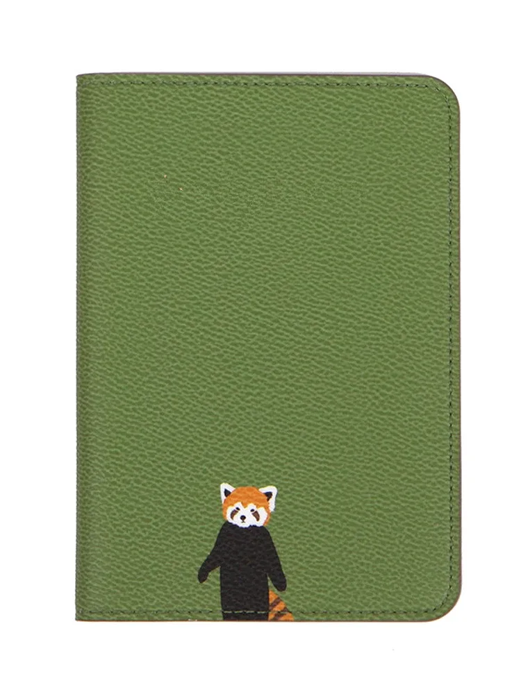 organisateur voyage document imprimé panda vert bleu blanc compartiments synthétique usage affaires organisation transport collection nouvelle