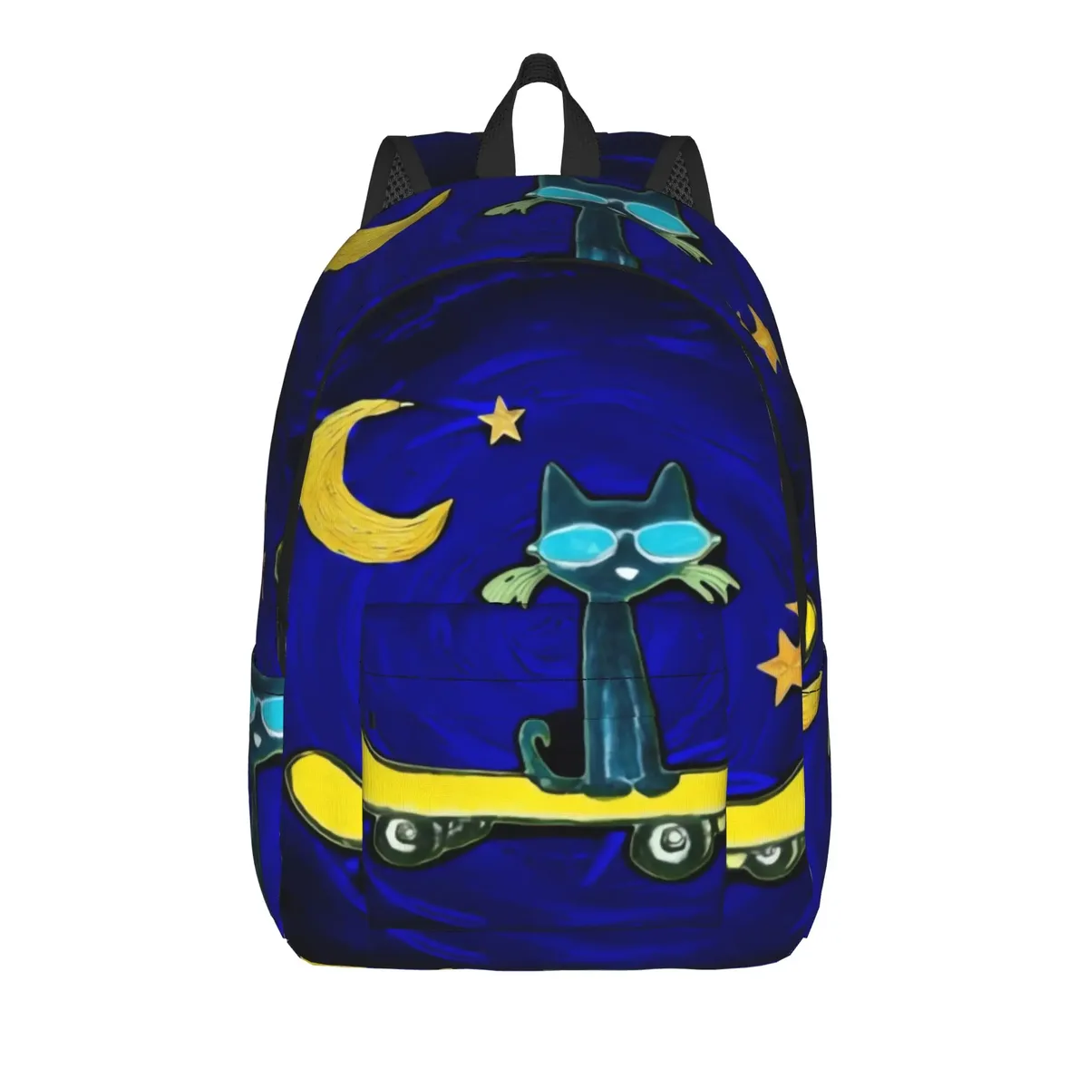 sac à dos pete le chat et ses chaussures blanches, sacs à dos d'entraînement unisexes en polyester, légers et élégants, sacs à dos pour lycée