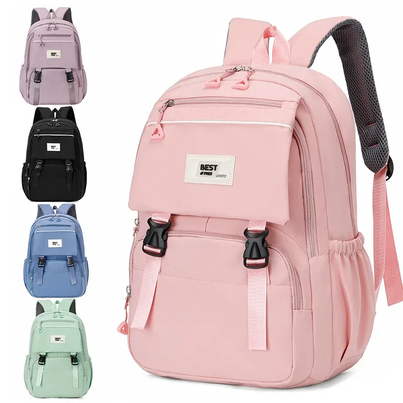 sac à dos épais pour filles du collège, grande capacité, simple et polyvalent, de haute qualité, nouvelle mode 2026, en vente