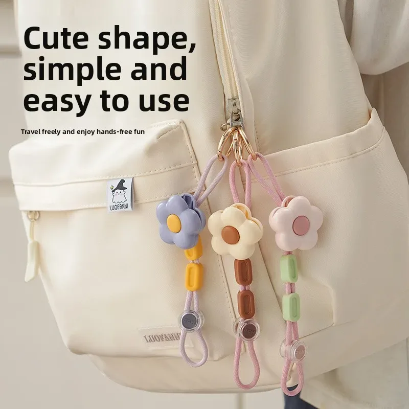 Pince Chapeau Plastique Fleurs Couleurs Marron Rose Dore Attachement Sac Antichute Voyage Pratique Simple